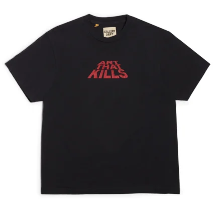 Atk Stack Logo Black Tee