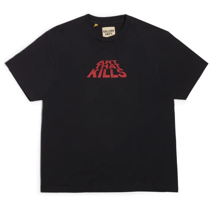 Atk Stack Logo Black Tee