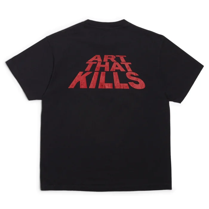 Atk Stack Logo Black Tee