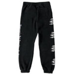 HEAVYWEIGHT LUX "WAR WOLF" SWEATPANTS - BLACK