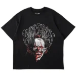 Kill crew natural cotton psychotic clown t-shirt