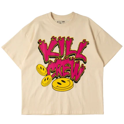 Kill crew oversized happy pills t-shirt