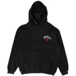 Kill crew oversized lux destroy hoodie - black