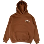 Kill crew oversized lux destroy hoodie - brown