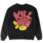 Kill crew oversized lux happy pills crew neck