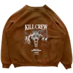 Kill crew oversized lux midst of wolves crew neck
