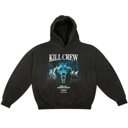 Kill crew oversized lux midst of wolves hoodie