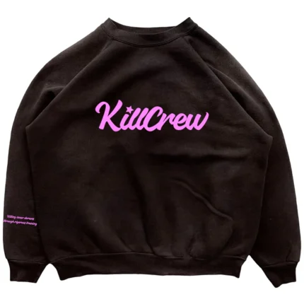 Kill crew oversized lux script crew neck