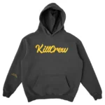 Kill crew oversized lux script hoodie - grey