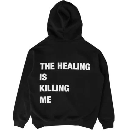 Kill crew oversized lux the healing hoodie - black