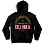 Kill crew oversized lux thrive under pressure logo hoodie