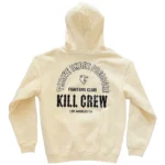 Kill crew oversized lux thrive under pressure logo hoodie