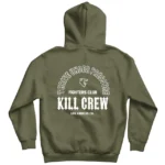 Kill crew oversized lux thrive under pressure logo hoodie