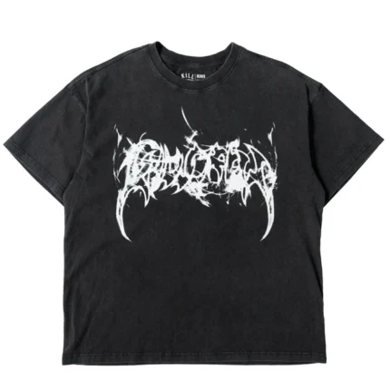 Kill crew relaxed fit lux smoke wolf t-shirt