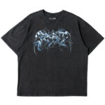 Kill crew relaxed fit lux smoke wolf t-shirt