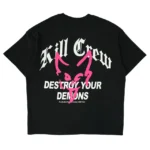 Kill crew relaxed fit natural cotton destroy t-shirt