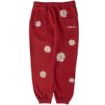 OVERSIZED LUX "DAISY" SWEATPANTS - RED