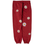 OVERSIZED LUX "DAISY" SWEATPANTS - RED