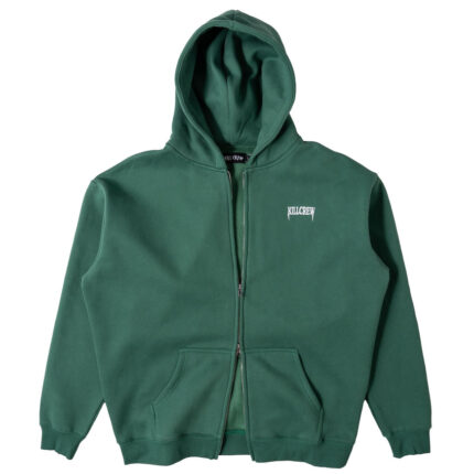 OVERSIZED LUX "SIMPLE" ZIP UP - GREEN