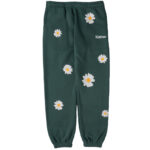 OVERSIZED LUX DAISY SWEATPANTS - GREEN