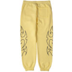 OVERSIZED LUX TRIBAL SWEATPANTS - YELLOW BLACK