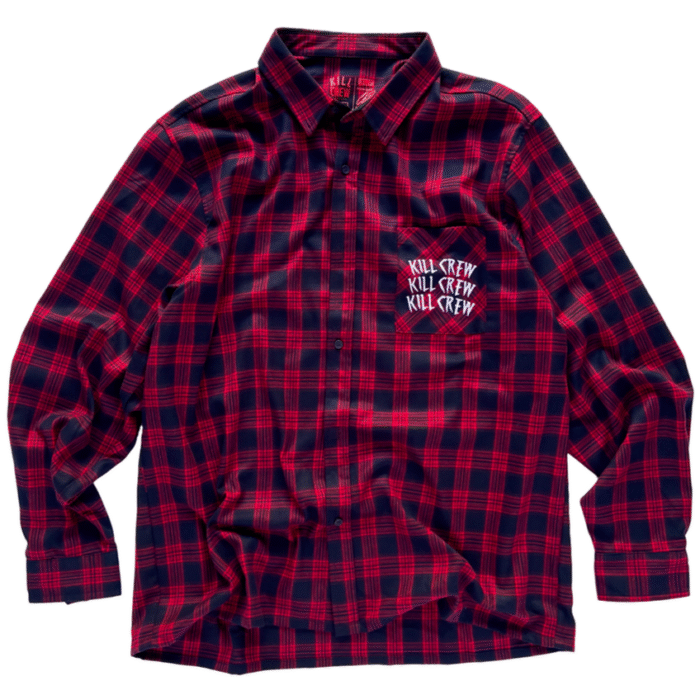 WAR WOLF FLANNEL - RED