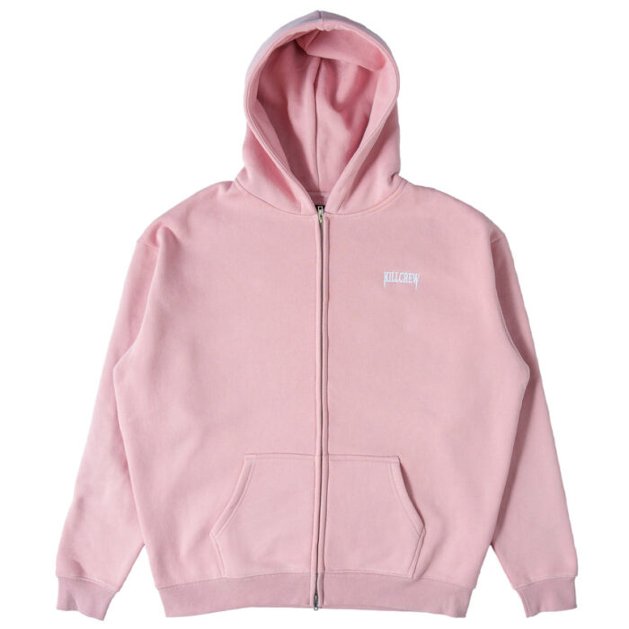 OVERSIZED LUX "SIMPLE" ZIP UP - ROSÉ