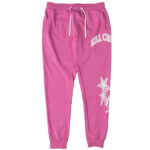 STAR BOY JOGGERS - PINK / WHITE