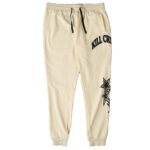 STAR BOY JOGGERS - CREAM / BLACK
